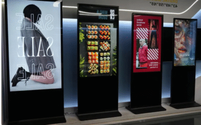 Portrait Digital Standee 43 Inch  Manufacturer in India – Elpro Technologies Bengaluru